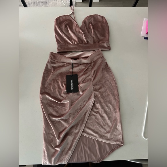 Two Piece Velvet Set - Picture 1 of 4